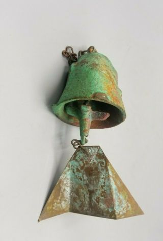 Old African Benin Bronze Bell From Nigeria Wonderful Sounding Mellifluous Tone