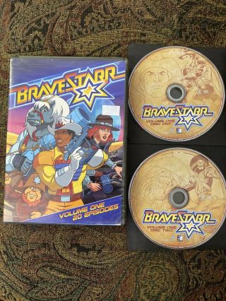 Bravestarr Volume One 1 (, Dvd) 20 Episodes 2 - Disc Set Rare