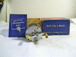 Vintage Shakespear Triumph Level Winding Fishing Reel 1958 With Box &