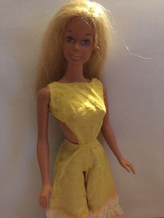 Vintage Mattel Malibu Barbie Doll (japan) In Caribbean Cruise Jumpsuit