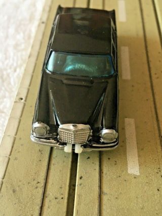 1963 Mercedes Benz 250 Se,  Rasant Ho Slot Car,  Die Cast In Black,  Very Rare Vtg