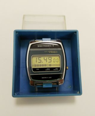 Elektronika 5 30350 Vintage Ussr Digital Watch 1970s Soviet