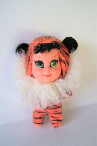Vintage 1969 Mattel Liddle Kiddle 3636 Tiny Tiger Animiddle Kiddles