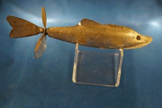 Rare Vintage Lacni Spearing Decoy 1920 - 1930 6 1/4 " Long About 1 1/2 " Tall