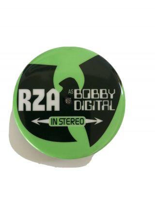 Rza As Bobby Digital In Stereo Pin (flashing Light) V2 Records Rare Promo Item