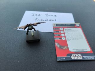 Star Wars Miniatures Alliance Empire Ewok Hang Glider 42 Loose W/card Rare Rpg