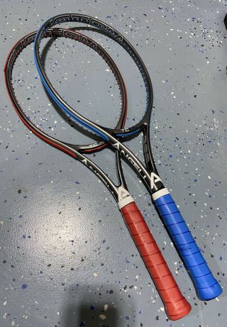 Rare Two Angell Tc100 Custom Tennis Racquets L2 4 1/4” (28 " Length)