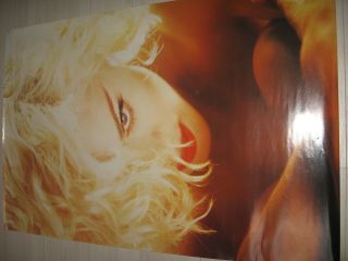 Madonna Blond Ambition Promo Big Size Poster Japan Rare Dentsu