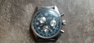 Château Sport,  Rare,  Vintage,  Mechanical Chronograph Watch c.  1966 - SWISS MADE 3