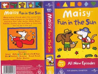 Maisy Fun In The Sun Vhs Video Pal A Rare Find In