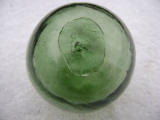 (167) 3.  34 " Glass Float Ball Buoy Bouy Rare Bi Mold With No Mark