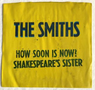 The Smiths - How Soon Is Now/shakespeare’s Sister - Rare Us 7” In Pic Sleeve