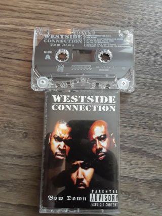 Westside Connection Ice Cube Mack 10 Nwa Cassette Tape Rare Oop Bow Down Cc West