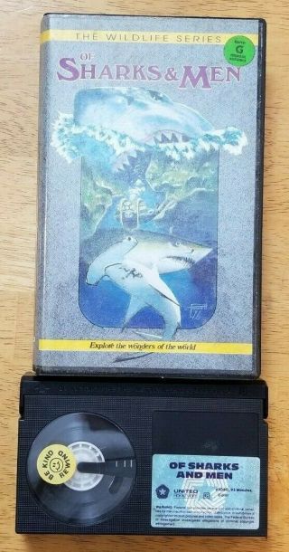 Of Sharks & Men (1976) - Betamax Beta Tape - Documentary - Bruno Vailati - Rare