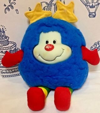 Rainbow Brite Sprite Blue Champ Mattel Hallmark Plush Toy Doll Toy Vintage 1983