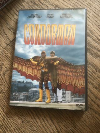 Condorman Dvd (rare,  Hard To Find Oop 1999 Anchor Bay Cult Classic