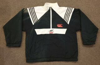 Rare 90s Steinlager All Blacks Jacket Zealand Vintage (l/xl) Windbreaker