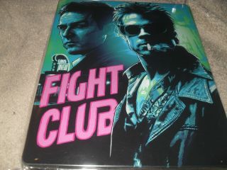 Fight Club (1999) Rare Oop Steelbook Blu - Ray