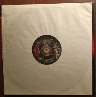 IRON MAIDEN KILLERS Vinyl LP (1981) ST 1 - 12141 RARE ZERO SCRATCHES 2