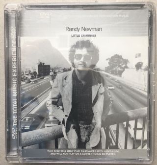 Randy Newman Little Criminals Rare Dvd Audio Dvd - A 2002 5.  1 Surround