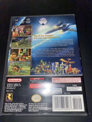 Starfox Adventures (2002) Nintendo Gamecube One Owner - Perfect Rarely Played