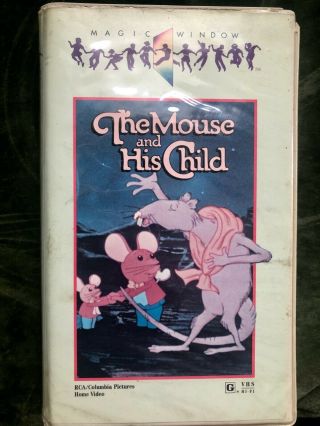 Rare The Mouse And His Child Magic Window Clamshell Vhs (sanrio)
