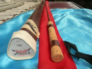 Rare Vintage Fenwick 140 Ultralight Spinning Fishing Rod W/case