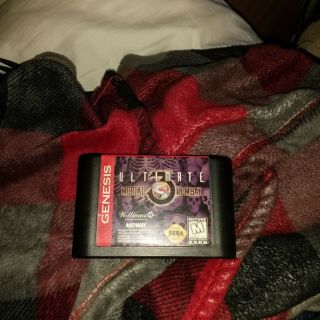 Ultimate Mortal Kombat 3 Cart Only Rare Akklaim Edition Sega