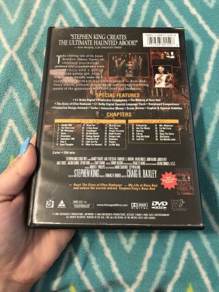 Stephen King ' s Rose Red 2 Disc Deluxe DVD Horror TV Miniseries RARE OOP 2002 2