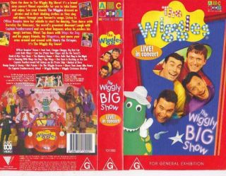 The Wiggles Wiggly Big Show Vhs Video Pal A Rare Find