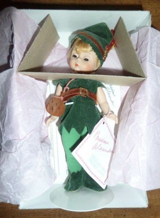 Vintage Madame Alexander 8 " Peter Pan Storybook Series Doll 465 W/box