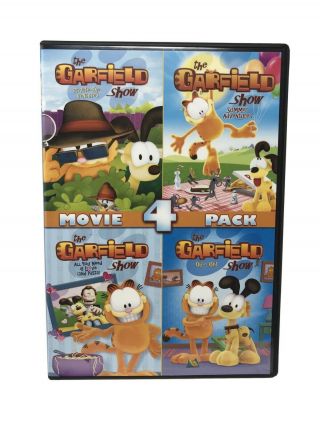 The Garfield Show 4 Movie Pack (dvd,  4 - Disc,  2010) Dr4413 Very Rare