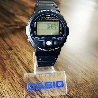 Rare Vintage 1989 Casio Ts - 100 Digital Thermometer Watch Module 815,  Orig.  Band