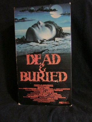 Dead And Buried Vhs 1981 Rare Horror Classic Creators Of Alien Stan Winston