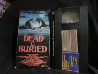 Dead and Buried VHS 1981 RARE Horror Classic Creators of Alien Stan Winston 3