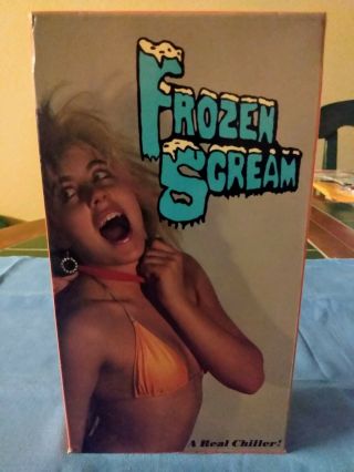 Frozen Scream Rare Vhs 1975 Horror/slasher Vec Label Grail Tape Renee Harmon