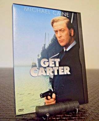 Get Carter Dvd,  Michael Caine,  Rare Snapcase / Oop,  Commentary,  Like