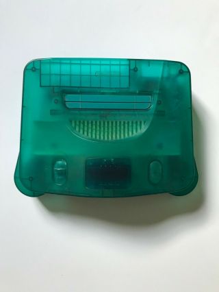 Nintendo N64 Funtastic Ice Blue Console Rare Color Oem