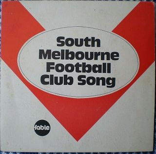 South Melbourne Football Club Song - The Bloods - Vfl/afl " Rare Oz " Ps 45 Rpm