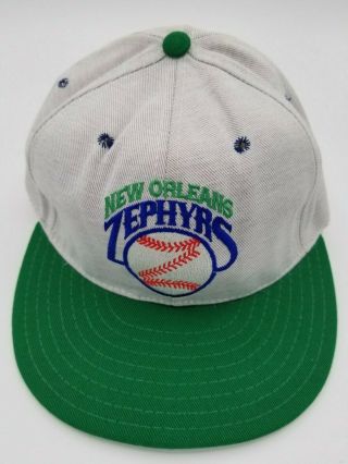 Vintage Orleans Zephyrs Pro - Line Fitted Hat Deadstock Rare 6 3/4 90 