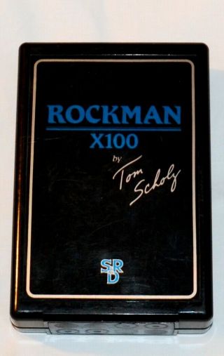 Tom Scholz Sr&d Rockman X100 Headphone Amp For Repair Or Parts Rare
