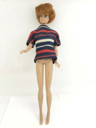 Vintage Mattel Barbie Doll Red Head Bubble Cut Hair Style