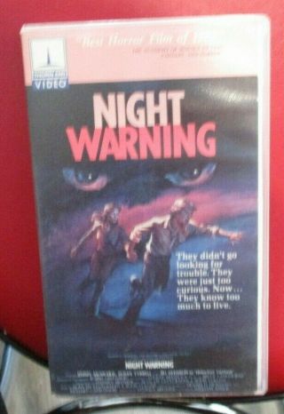 Night Warning (vhs 1982) Rare