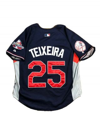 2009 All - Star Game Jersey Mark Teixeira Sz Medium M Yankees Made In Usa Rare Mlb