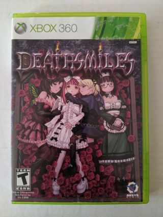 Rare Deathsmiles Xbox360 Game & Case Microsoft Xbox 360 2010