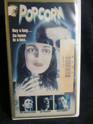 Popcorn Vhs,  1991 Rare Horror Cult Classic Dee Wallace Play