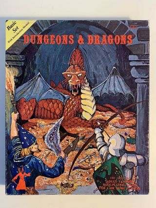 Vintage Dungeons & Dragons Basic Set 1001 - 3rd Edition 1979 - Eric Holmes Rare