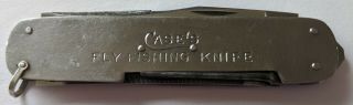 Vintage Rare Case Xx Usa Stainless Steel Fly Fishing Pocket Knife