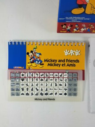 Disney MICKEY AND FRIENDS Cricut Cartridge Rare Hard To Find Linked w/ Box 2