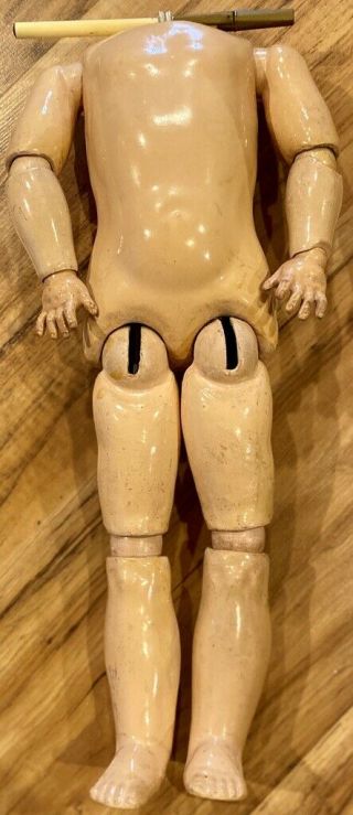 15 " Rare Size Antique Kestner Fully Jointed Marked Doll Body